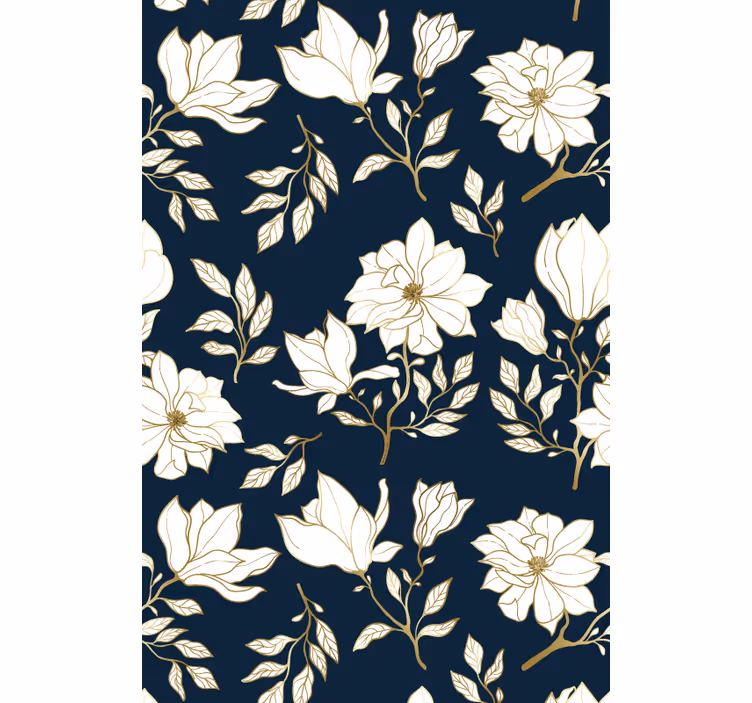 Store enrouleur floral illustration botanique - TenStickers