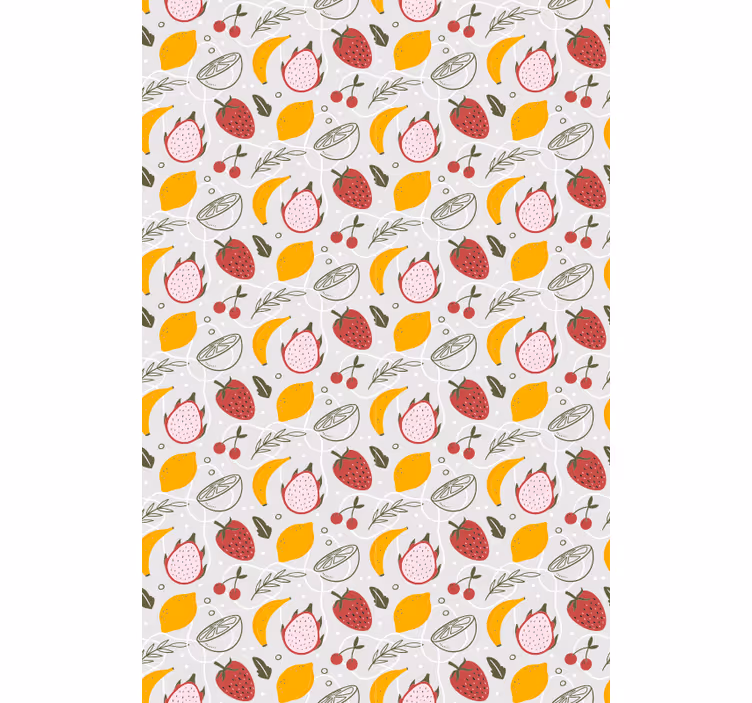 Store enrouleur fruits et légumes motif d'agrumes - TenStickers