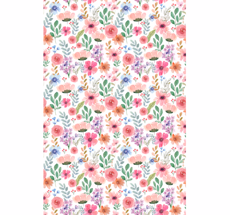 Stores enrouleurs fleurs et plantes élégance à motif floral - TenStickers