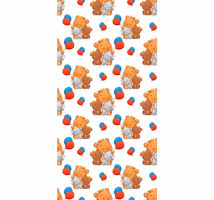 Store enrouleur chambre bébé modèle d'ours sympathique - TenStickers