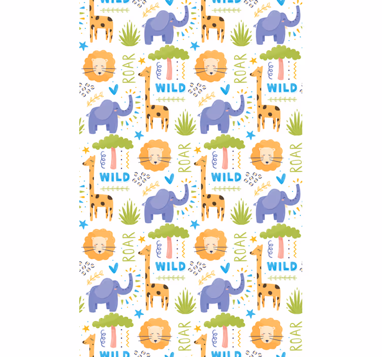 Store à enrouleur animal modèles d'animaux de safari - TenStickers