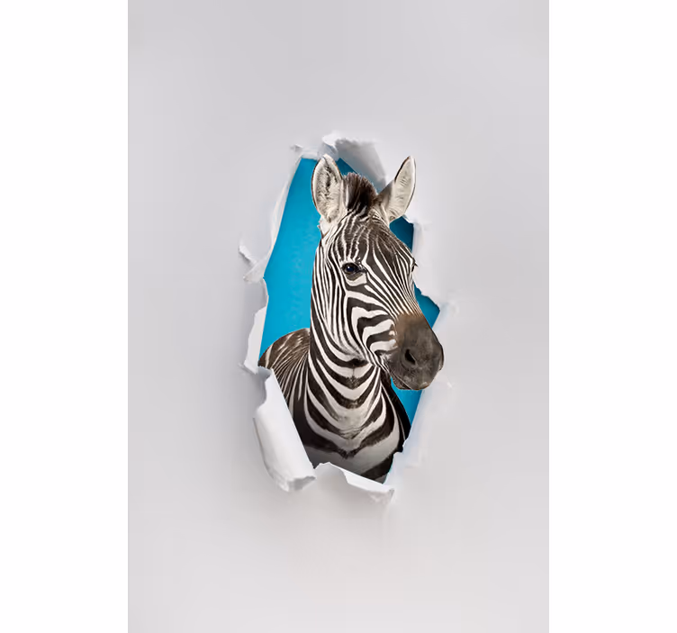 Store enrouleur chambre ado d'animaux zèbre - TenStickers
