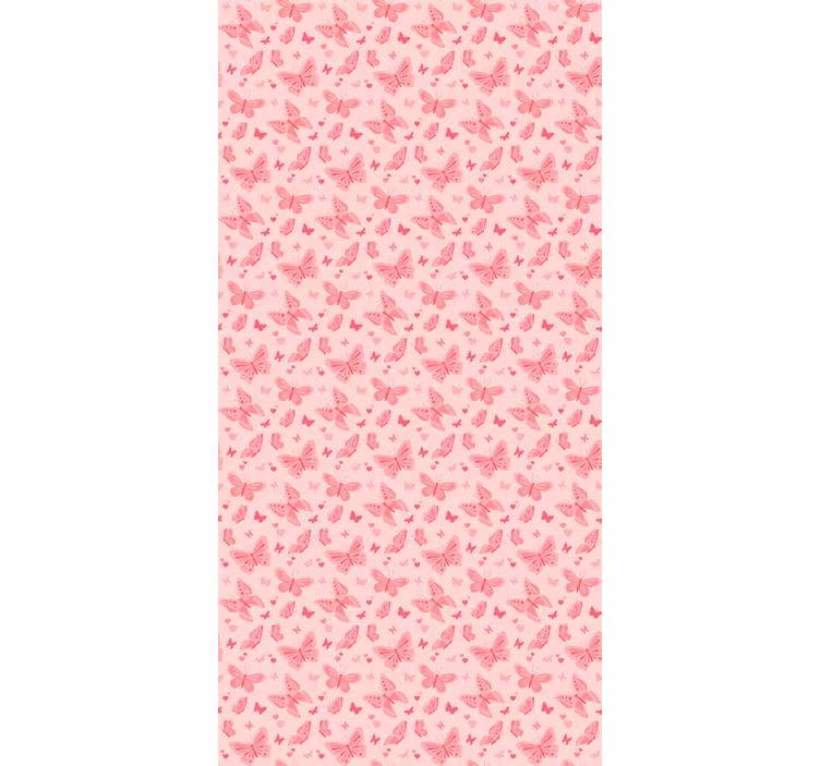 Stores jolis papillons Rose - TenStickers