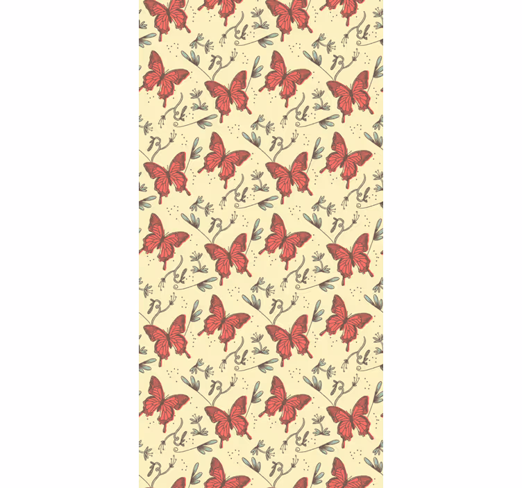 Store enrouleur papillon style de jardin - TenStickers