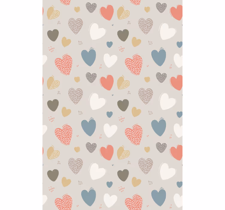Store enrouleur romantique modèles de coeur - TenStickers