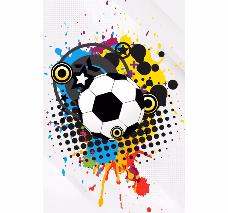 Store chambre ado de sport football artistique - TenStickers