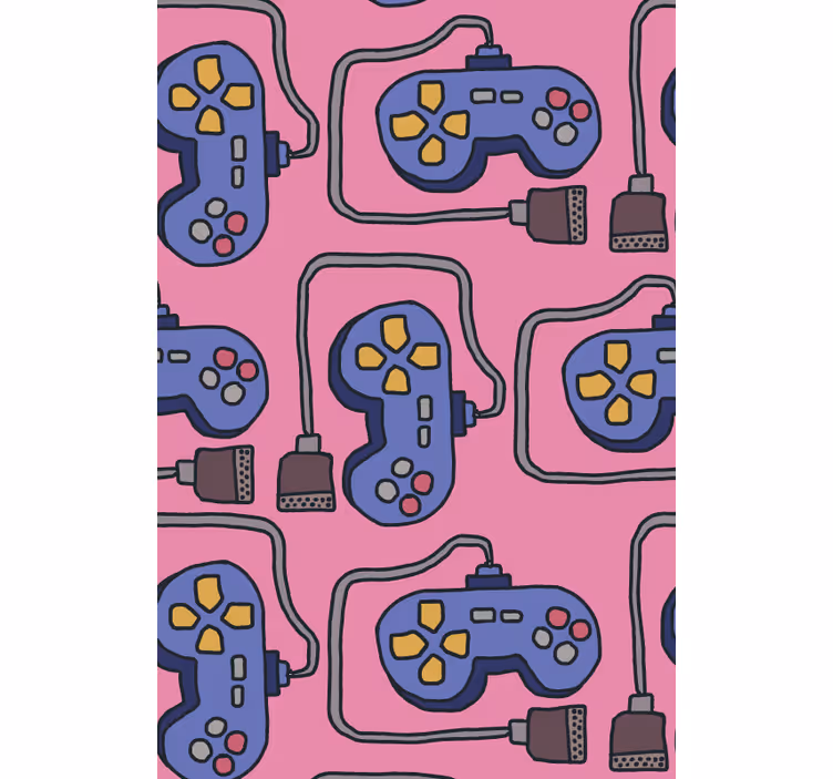Store enrouleur gamer contrôleurs de jeux vidéo - TenStickers