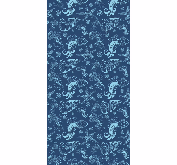 Store enrouleur animaux modèle de la faune océanique - TenStickers