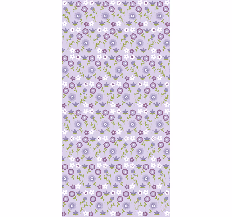 Store enrouleur motif fleur harmonie des motifs floraux - TenStickers