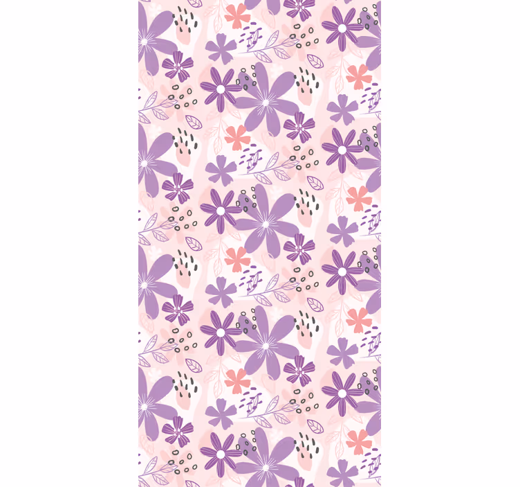 Store enrouleur papillon cascade florale de papillons - TenStickers