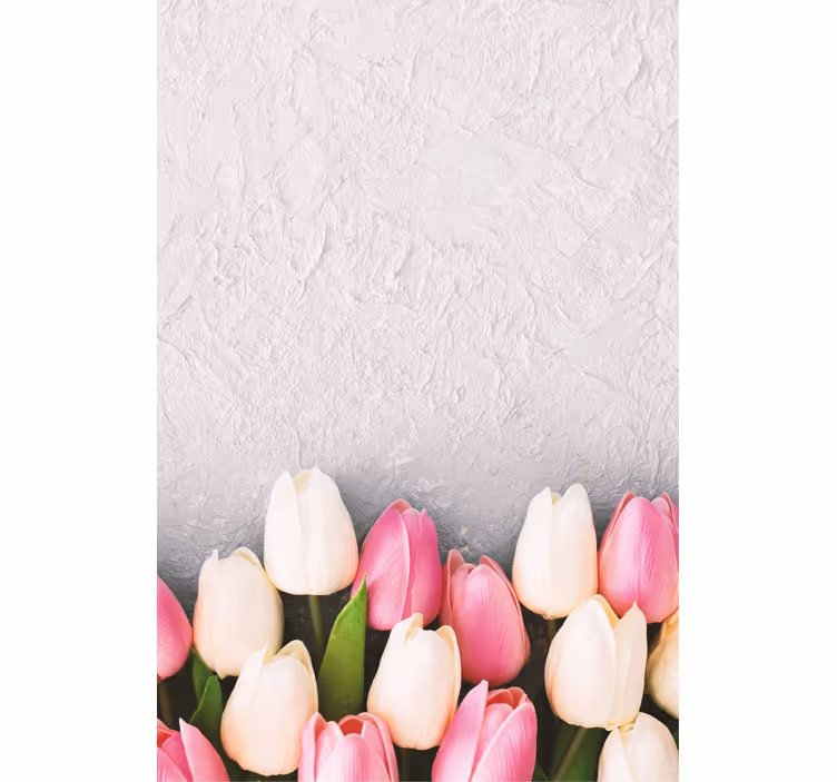 Stores enrouleurs fleurs et plantes arrangement tulipes - TenStickers