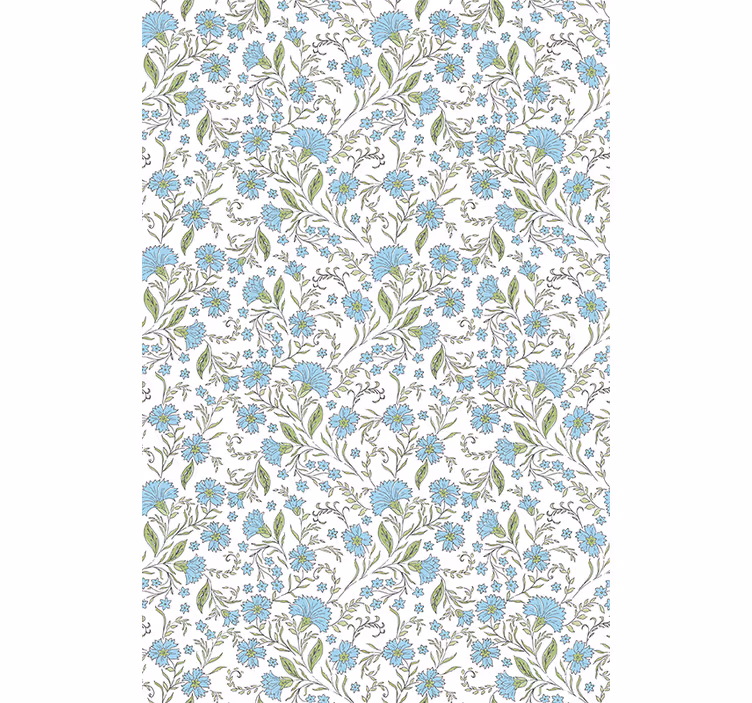Stores enrouleurs fleurs et plantes motif de vigne florale - TenStickers