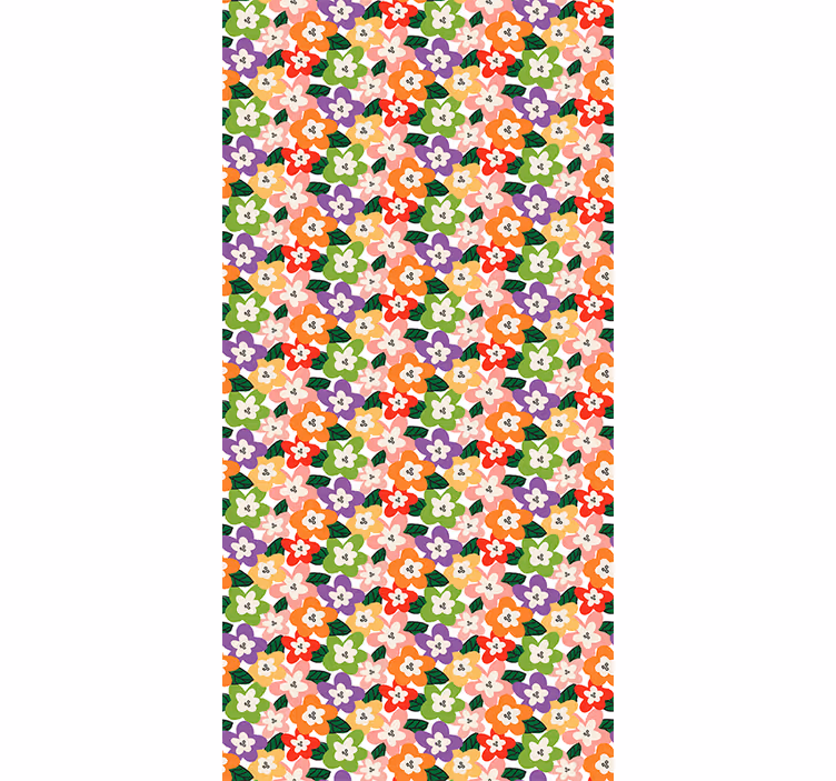 Stores enrouleurs fleurs et plantes arrangement fleuri - TenStickers