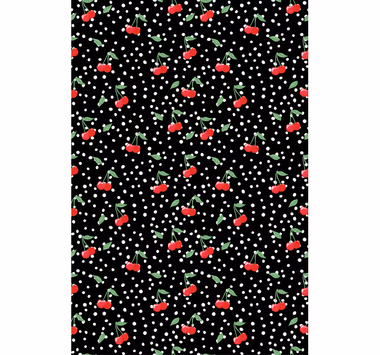 Store enrouleur fruits et légumes fleurs de cerisier - TenStickers