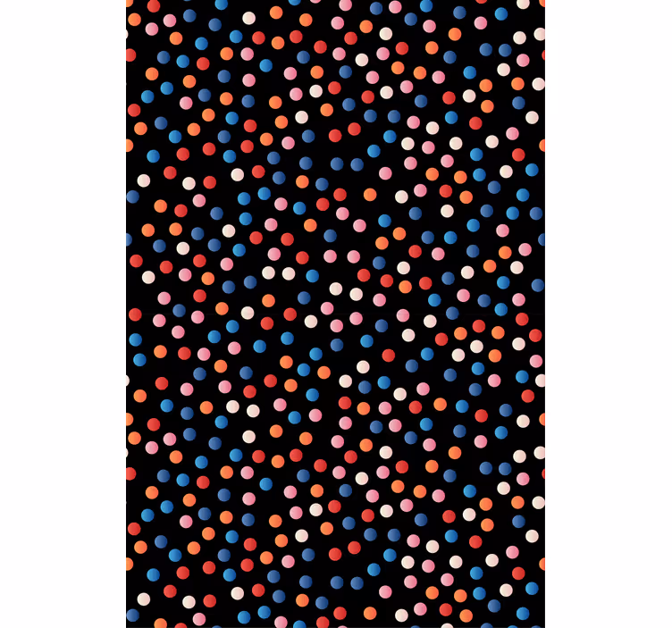 Store enrouleur pour chambre enfant pois colorés - TenStickers