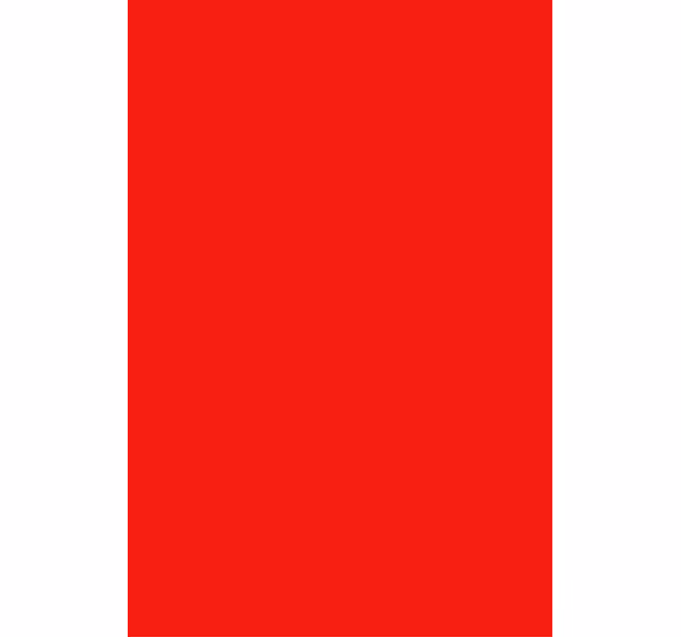 Store enrouleur opaque bloc rouge vibrant - TenStickers