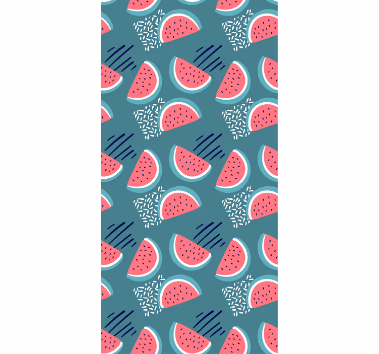Store enrouleur fruits et légumes motif pastèque - TenStickers