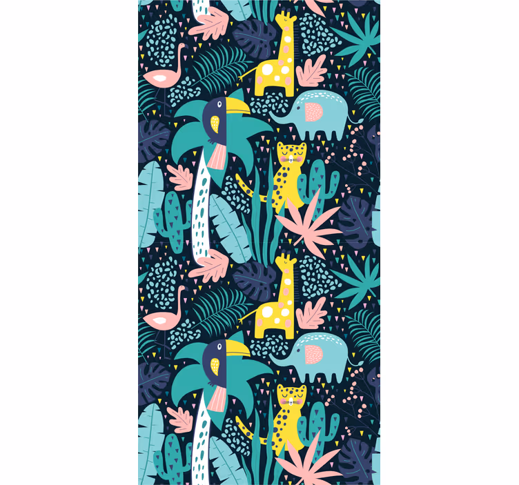 Store pour enfants style animaux dans la nature - TenStickers