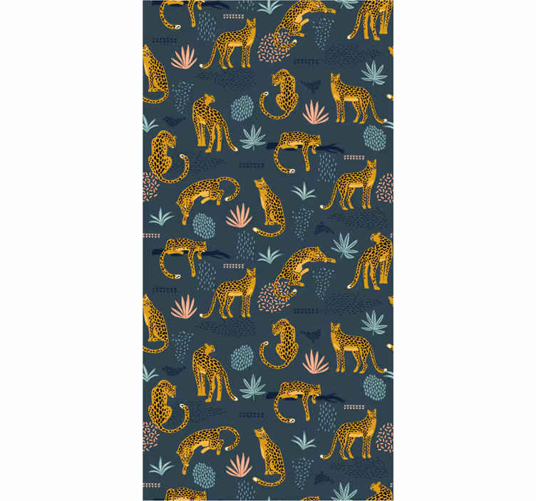 Store enrouleur animaux imprimé jungle léopard - TenStickers