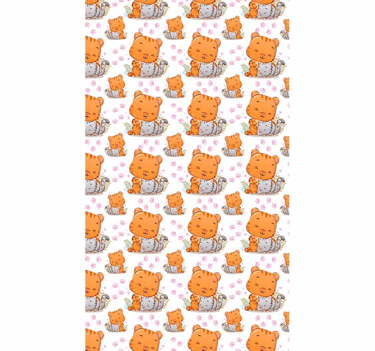 Store enrouleur pour chambre enfant modèles de bébé chat - TenStickers