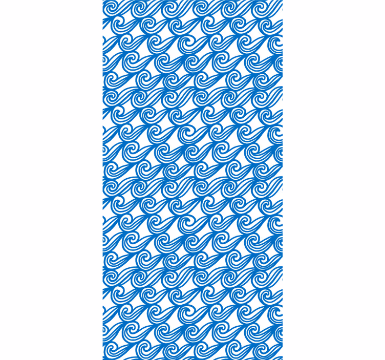 Store enrouleur textures et motifs motif de vagues fluides - TenStickers