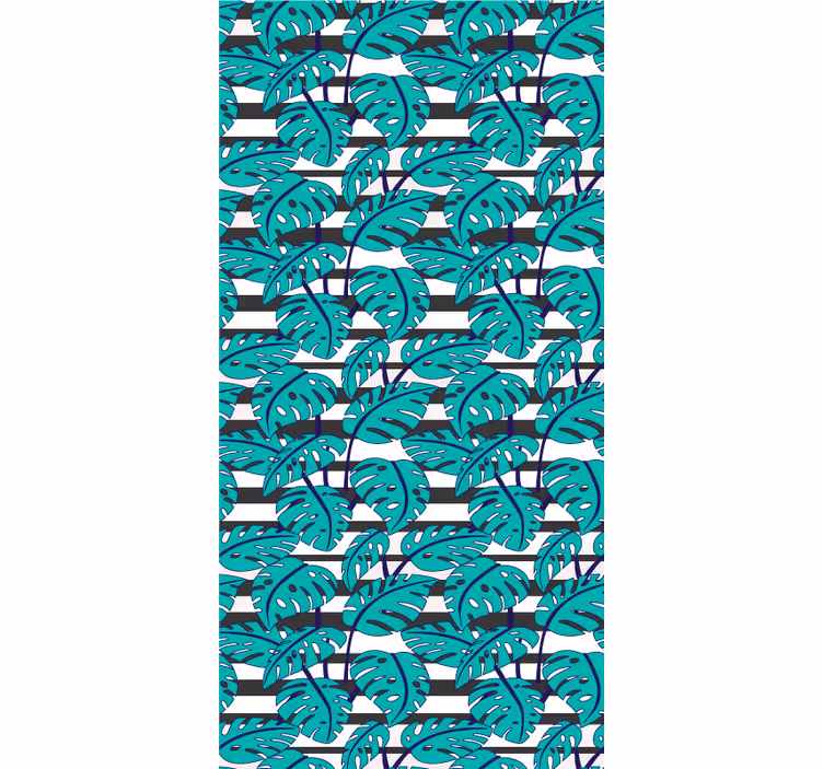 Stores enrouleurs fleurs et plantes motifs luxuriants - TenStickers