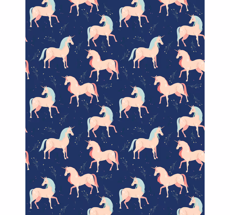 Store enrouleur animaux motif de licornes enchantées - TenStickers