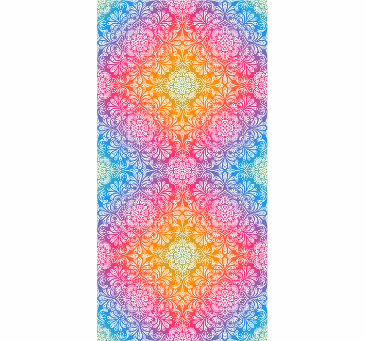 Store enrouleur motif zen motif mandala coloré - TenStickers