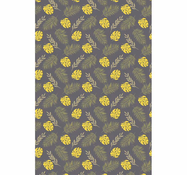 Stores enrouleurs fleurs et plantes motif tropical - TenStickers
