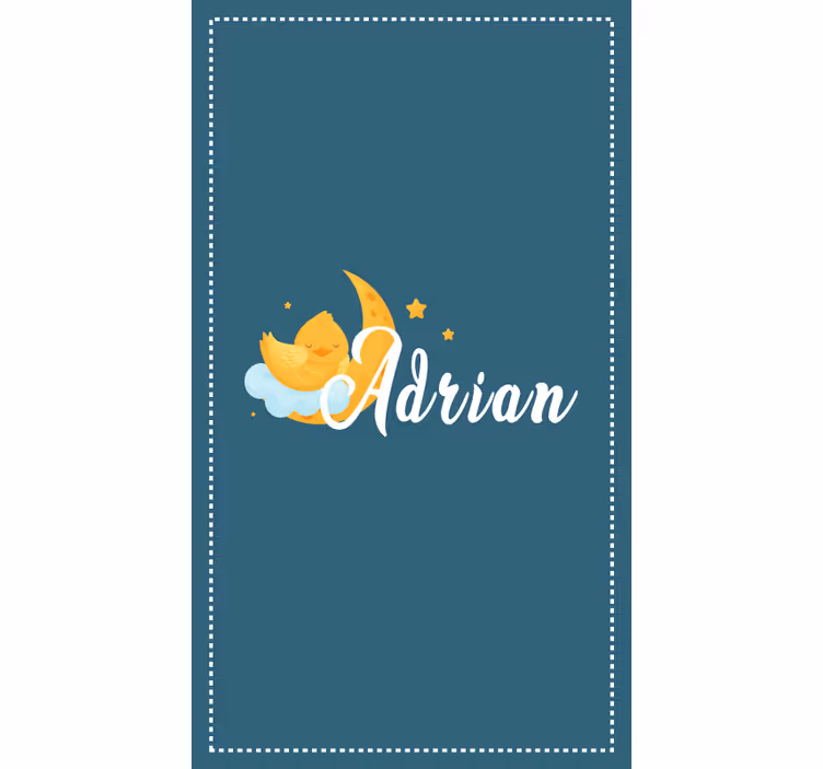 Store enrouleur chambre enfant poussin au clair de lune - TenStickers