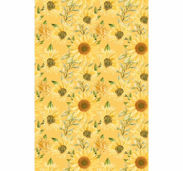 Stores enrouleurs fleurs et plantes motif jardin tournesols - TenStickers