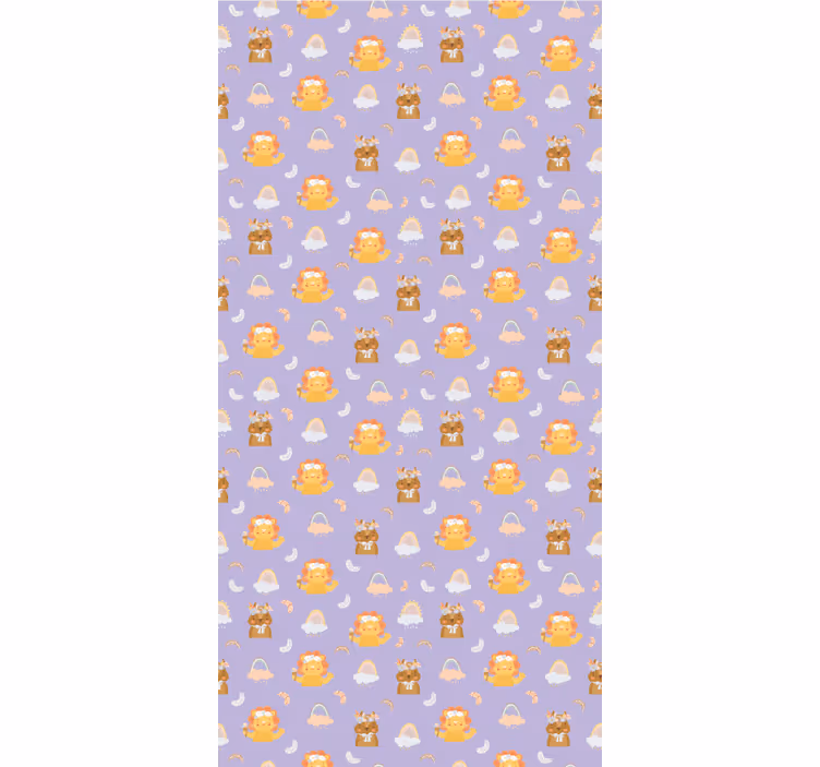 Store enrouleur pour chambre enfant animaux et arcs-en-ciel - TenStickers
