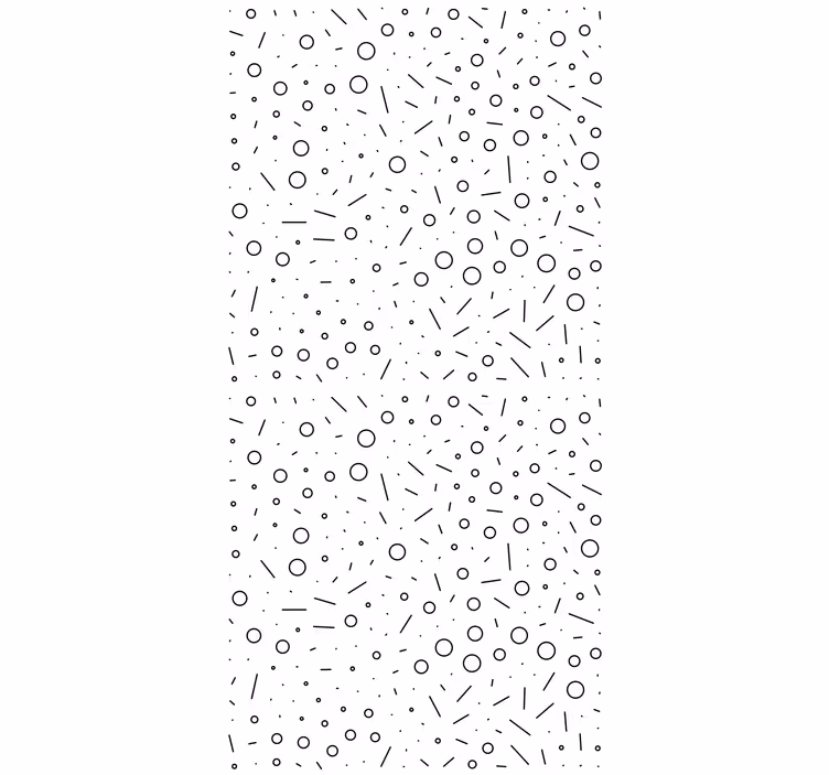 Store enrouleur moderne motif circulaire abstrait - TenStickers