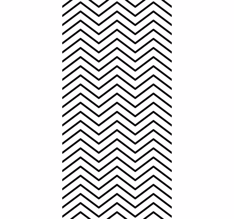 Store enrouleur moderne motif à chevrons - TenStickers
