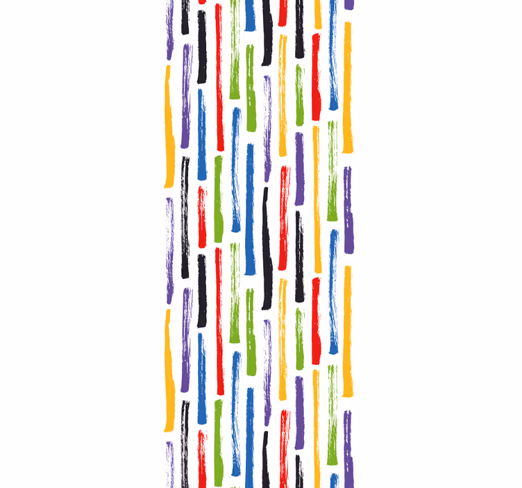 Store enrouleur autres coups de pinceau colorés - TenStickers