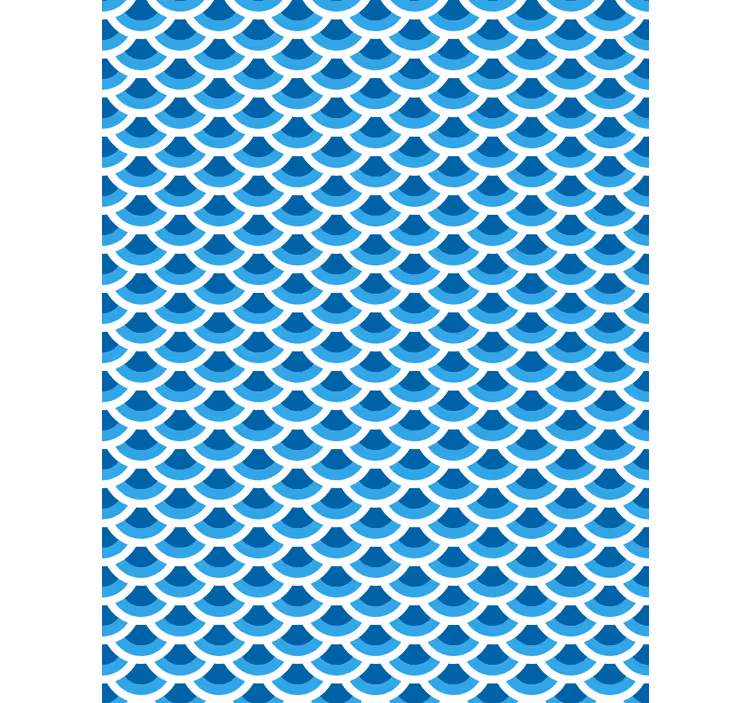 Store enrouleur textures et motifs vagues océaniques - TenStickers