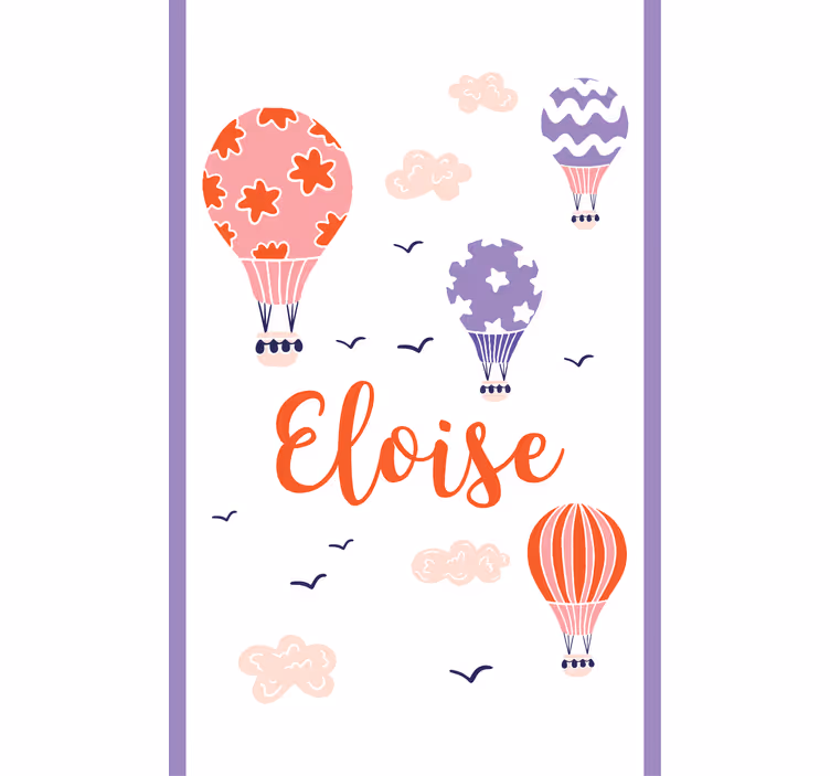 Store enrouleur pour chambre enfant ballons personnalisés - TenStickers