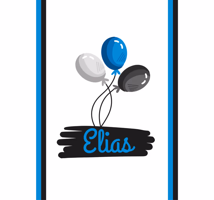 Store enrouleur personnalisé design ballons sur mesure - TenStickers
