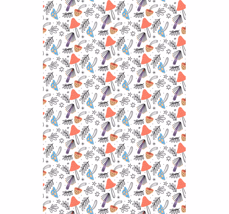 Stores enrouleurs fleurs et plantes motif floral funky - TenStickers