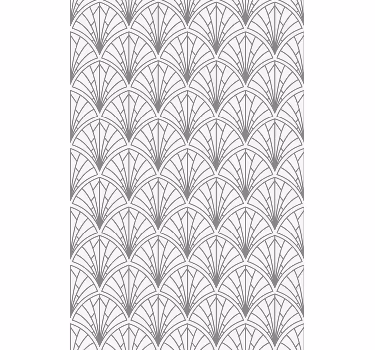 Store enrouleur élégant motif art déco gris - TenStickers