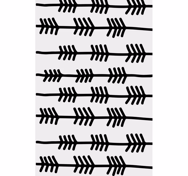 Stores nordiques sticker de flèches noires - TenStickers