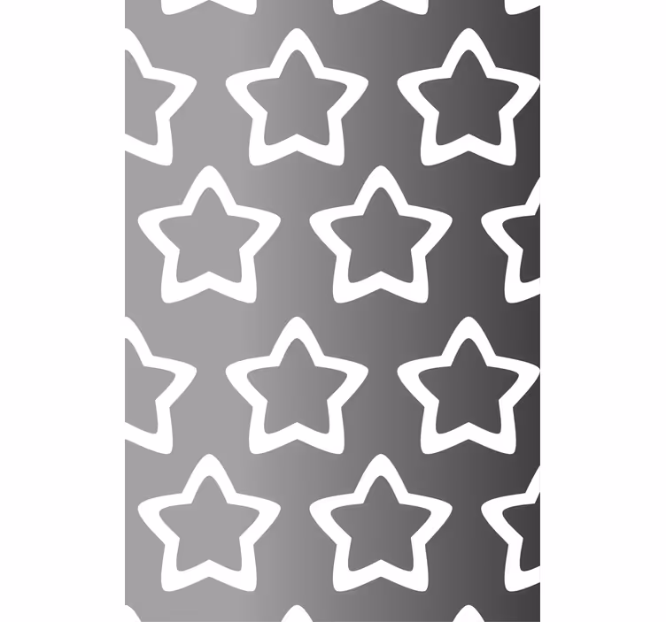 Store enrouleur moderne motif étoile grise - TenStickers