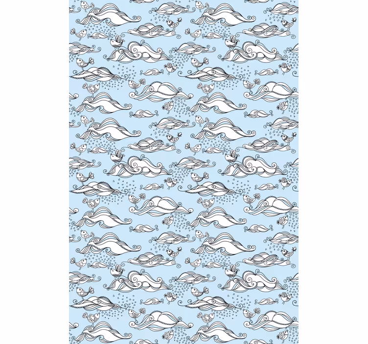 Store enrouleur animaux panorama de la faune maritime - TenStickers
