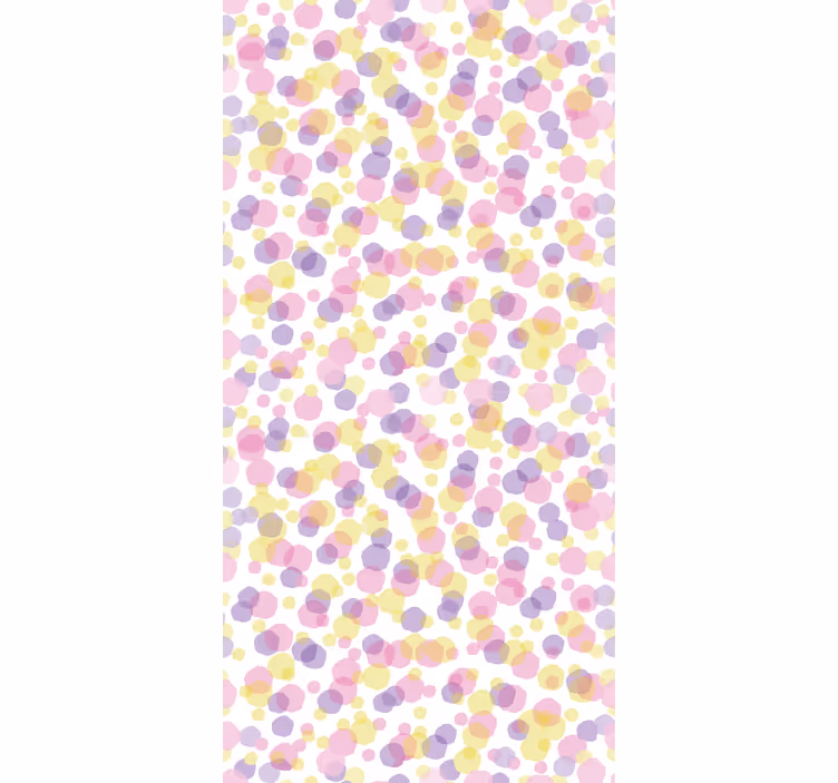 Store enrouleur motif de cercle doux - TenStickers