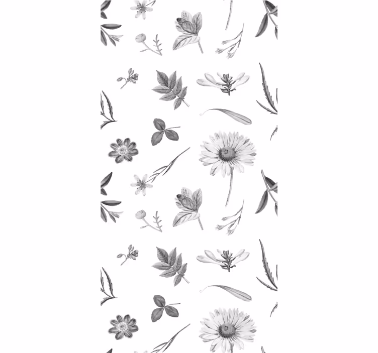 Stores enrouleurs fleurs et plantes motif jardin botanique - TenStickers