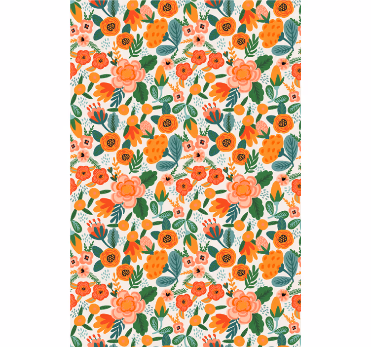 Stores enrouleurs fleurs et plantes design floral - TenStickers