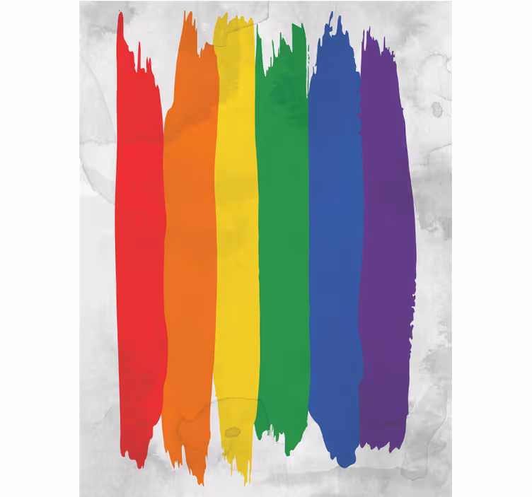 Store enrouleur pour chambre ado rayures arc-en-ciel - TenStickers