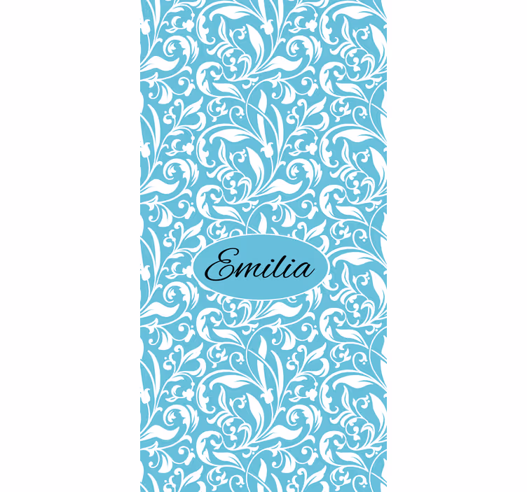 Store enrouleur floral motif floral personnalisé - TenStickers