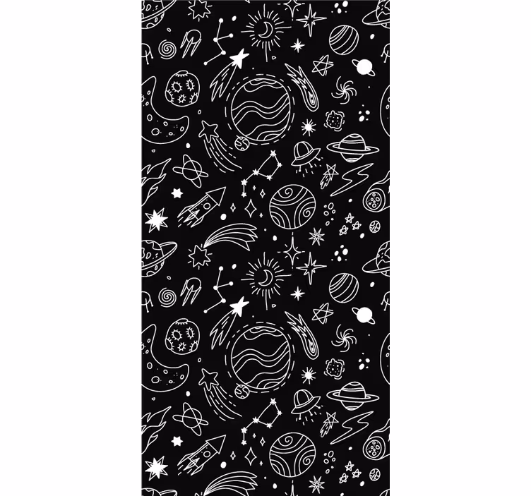 Store enrouleur gamer thème de l'exploration spatiale - TenStickers