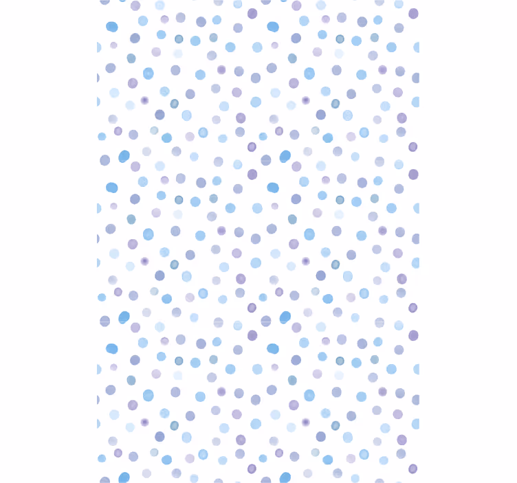 Store enrouleur textures et motifs à pois bleus - TenStickers